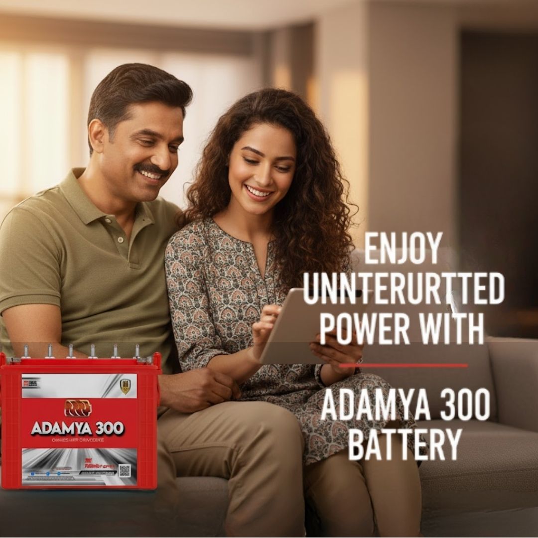 Adamya 300 AH Battery