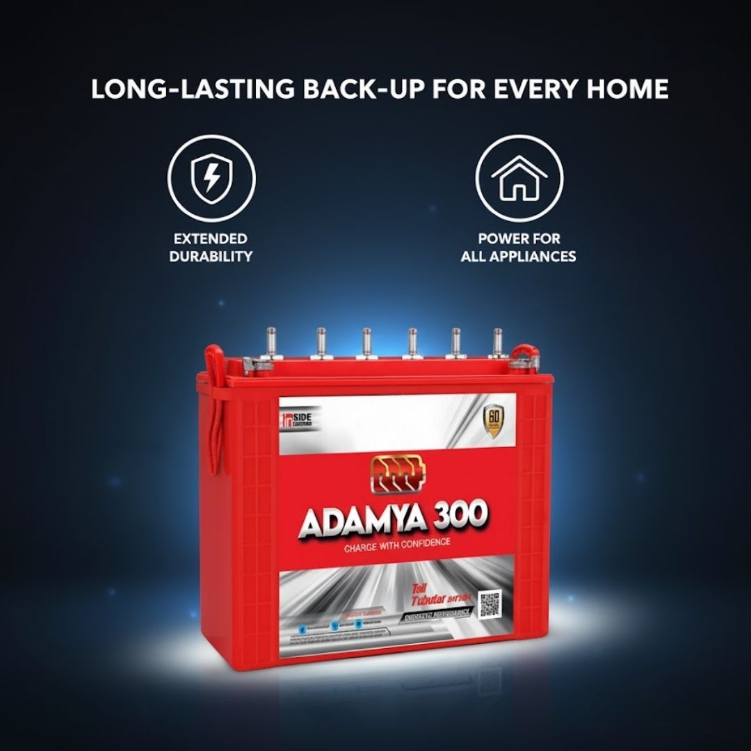 Adamya 300 AH Battery TB