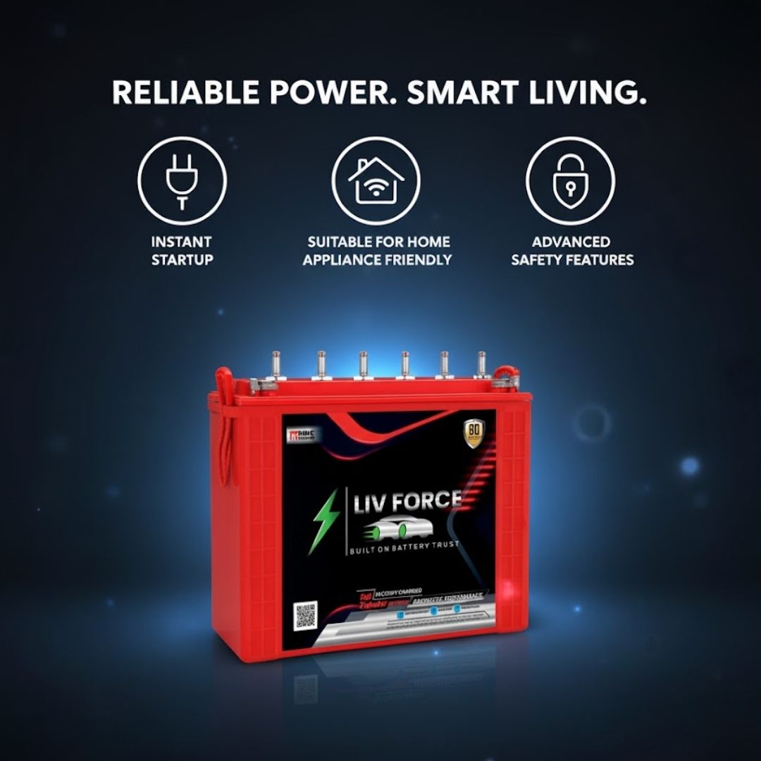 LIV FORCE TALL TUBULAR 300 AH Battery