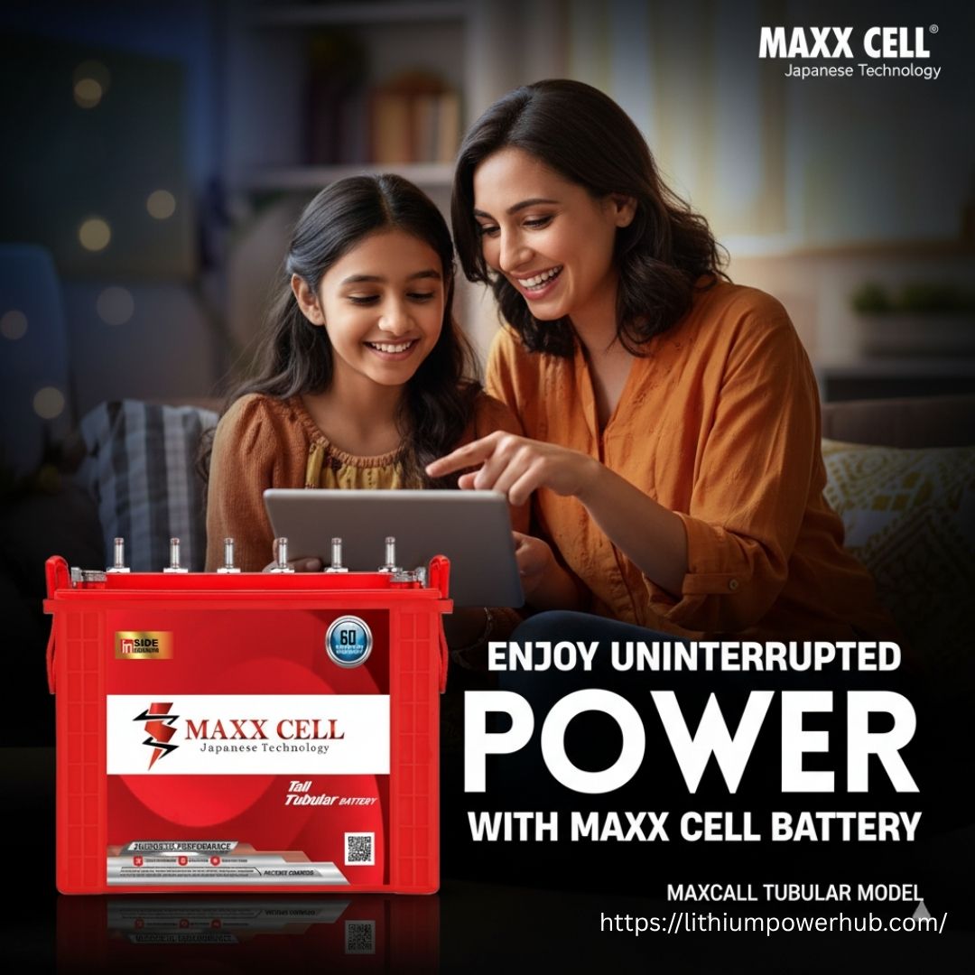 Maxx Cell Tall Tubular Inverter Battery